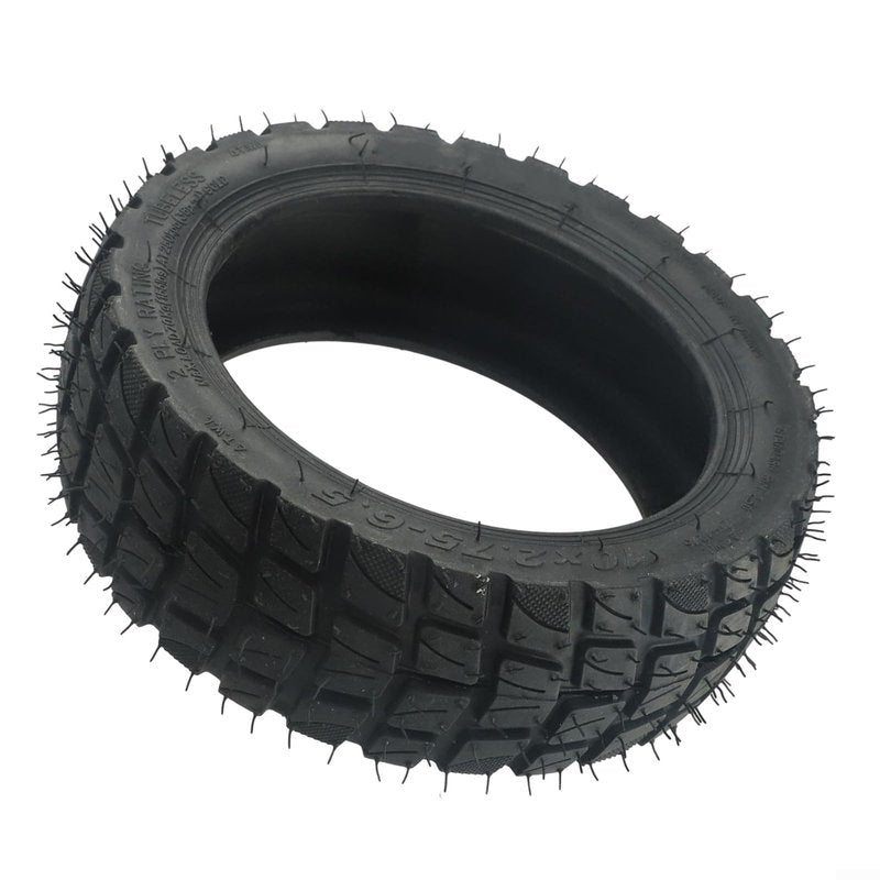 10 Inches Off-Road Vacuum Tire Electric Scooter, Tubeless Wider and Thicker Tires, Non-Slip Spare Wheels for Scooter, 10x2 75/6 5 Size(1pc)