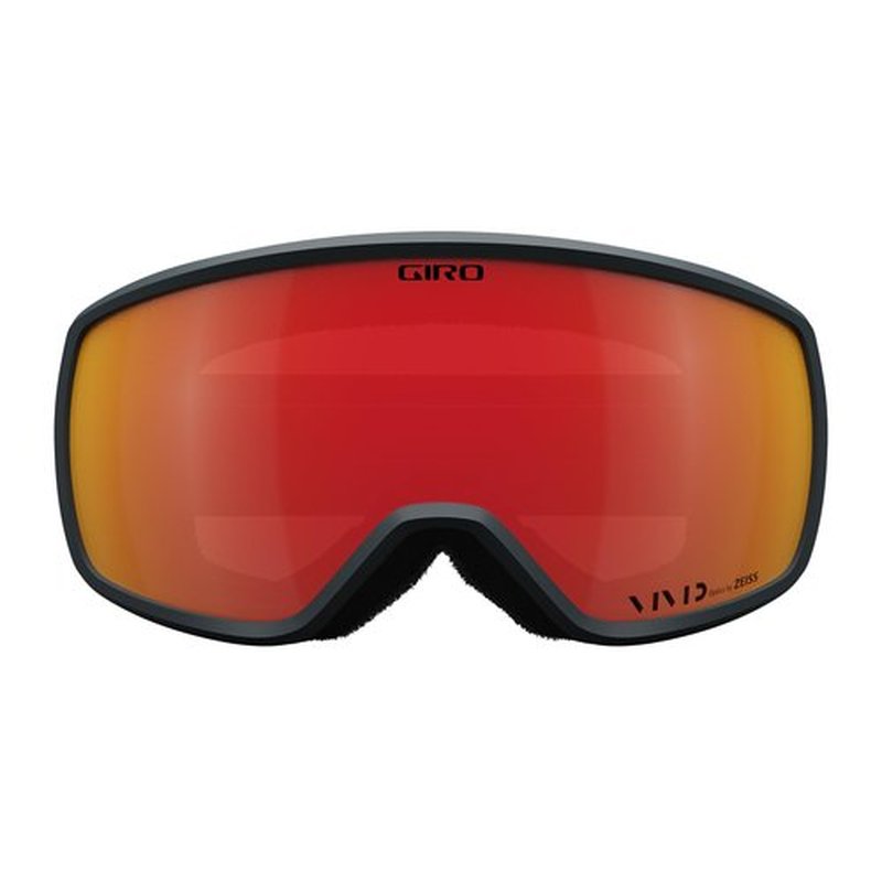 Giro Adult and Youth Balance II Ski and Snowboard Goggles - Dark Shark Streaker Strap with Vivid Ember Lens