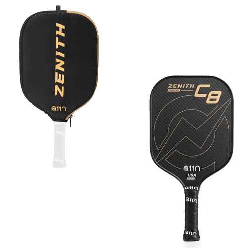 A11N Zenith C8-16mm Pickleball Paddle with Paddle Cover Bundle