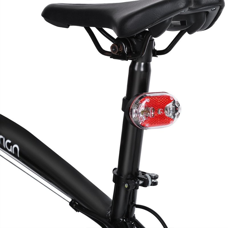 Alomejor Bike Rear Light, Bright red Night Safety Warning, Cycling Safety Light, Outdoor Visibility Accessory for Cyclists, commuters, Night Riders, Outdoor