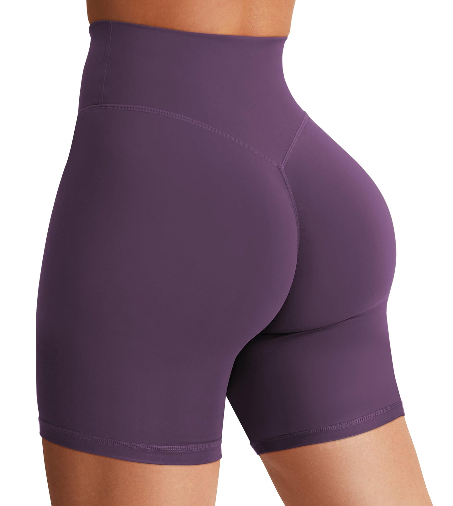 YEOREO Women's Biker Shorts 3.6" / 4.5" / 6" Workout Gym Shorts High Waist Tummy Control Hidden Scrunch Running Yoga