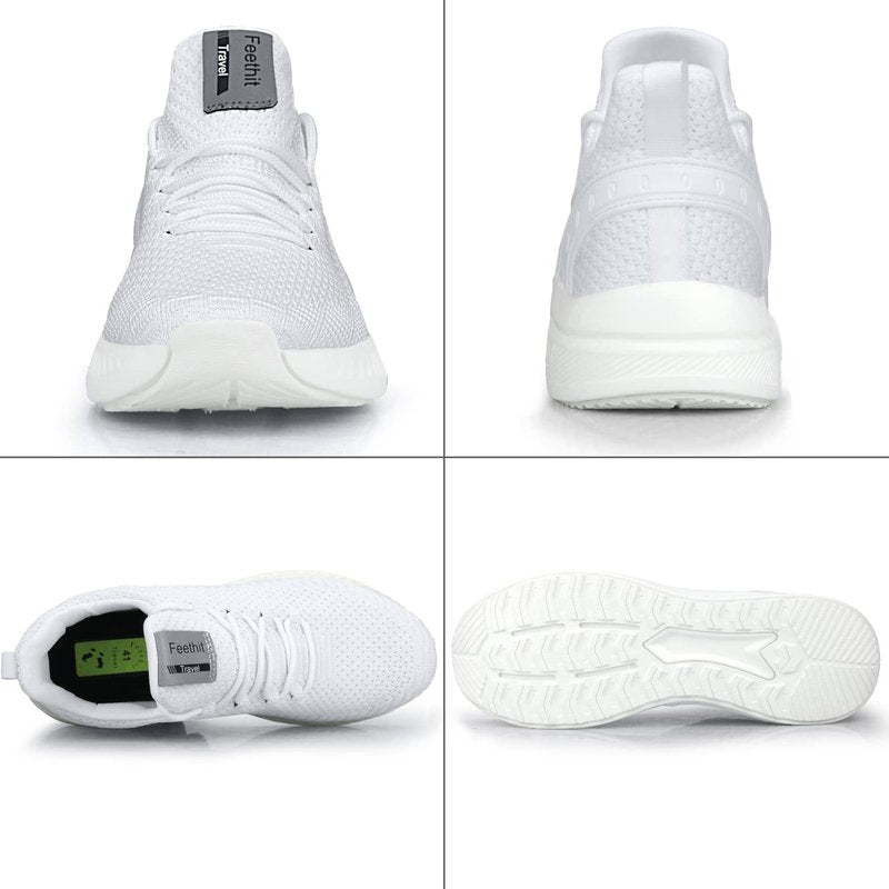 Men's Slip-On Walking Shoes - Lightweight Breathable Mesh Sneakers for Running & Workouts | Non-Slip Design