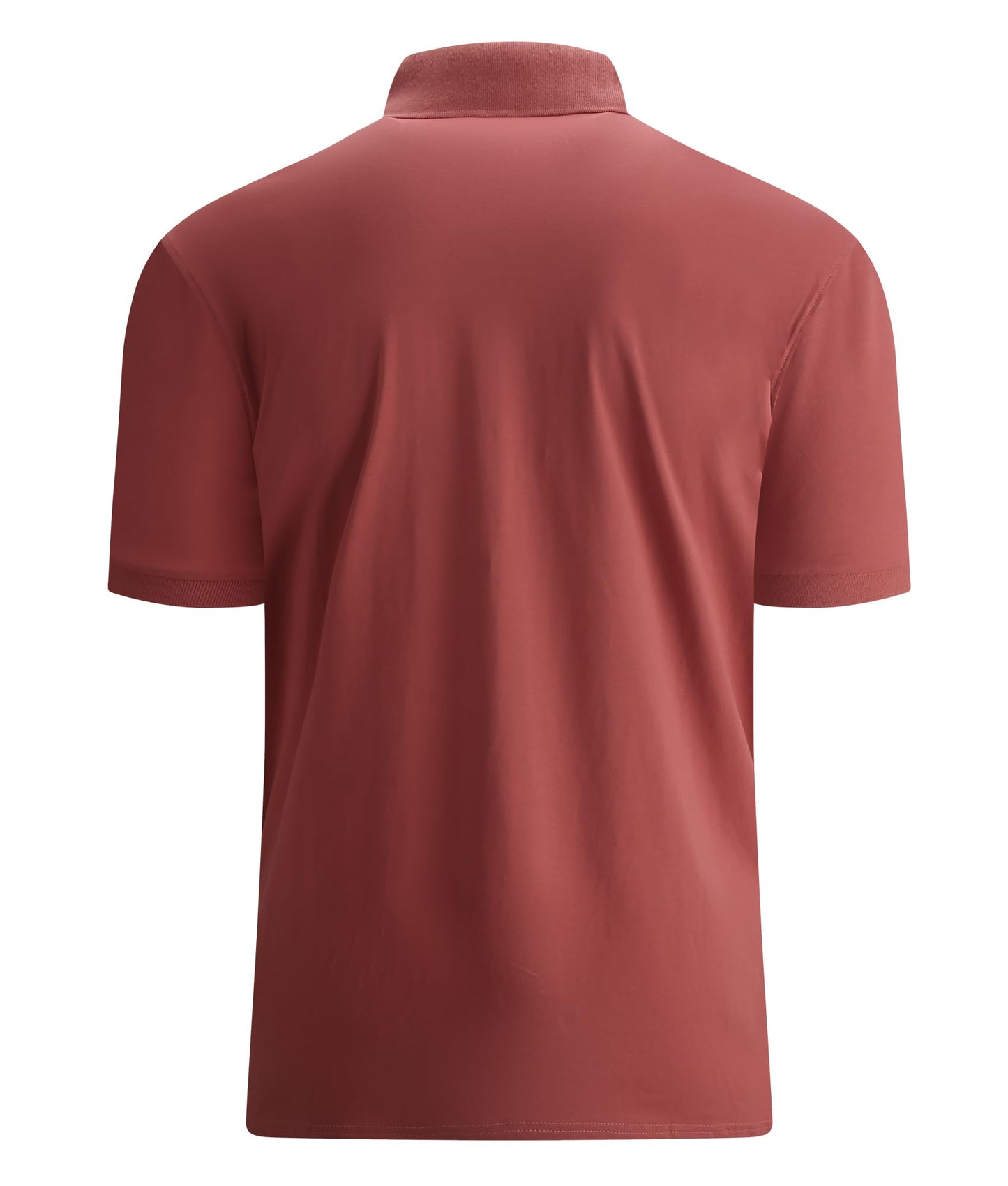 Alex Vando Mens Polo Shirts Short Sleeve Regular Fit Fashion Designed Shirt,Vermilion,L