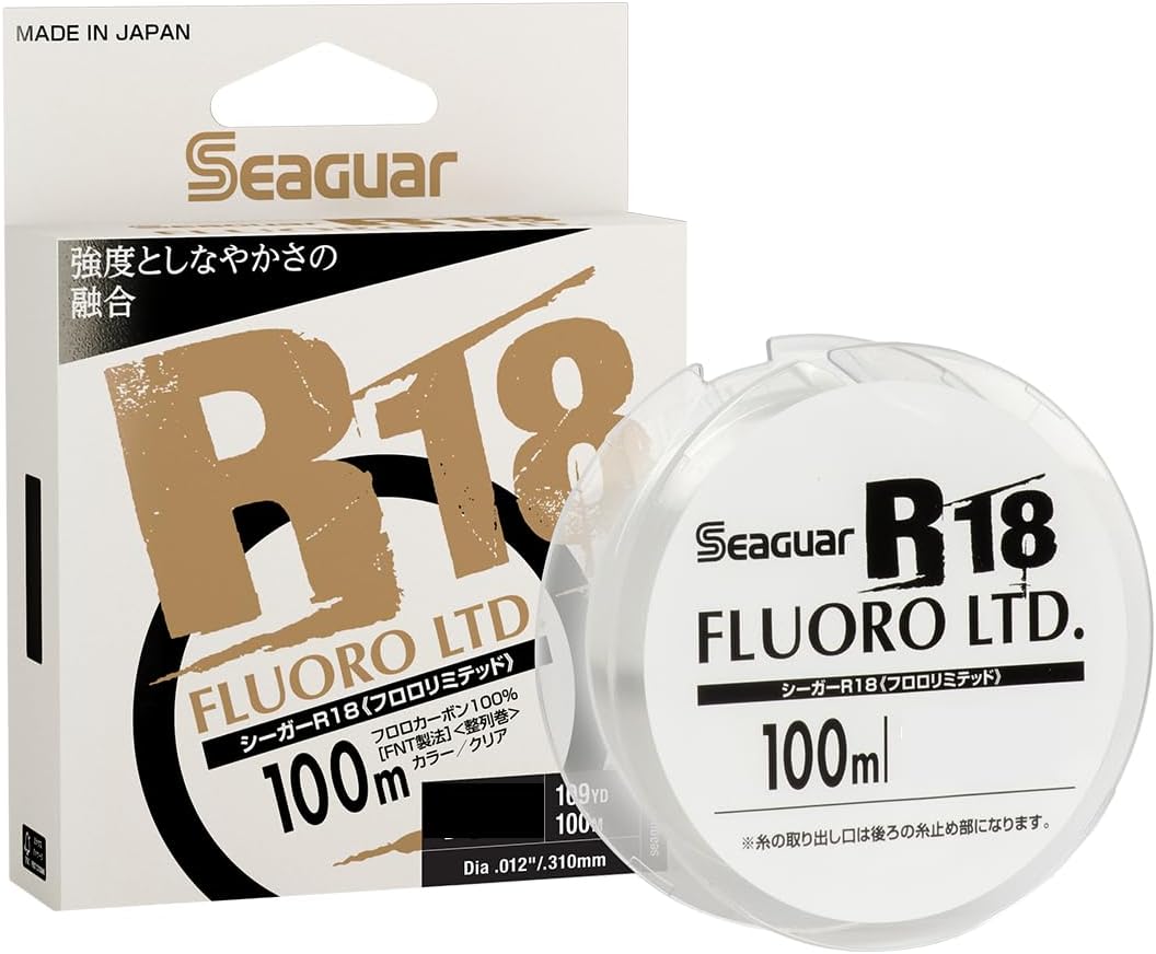 Seaguar Fluorocarbon Fishing Line - High Sensitivity & Strength | 200 Yards, Clear