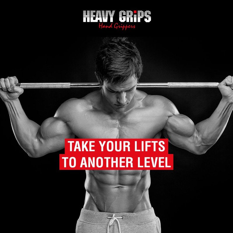 Heavy Grips Hand Grippers - Set of 3 Non-Slip - 100lb, 150lb, 200lb – Effectively Train Your Hand Grip Strength - Targeted Forearm, Wrist & Hand Exercises – Advanced Hand Grip Strengtheners