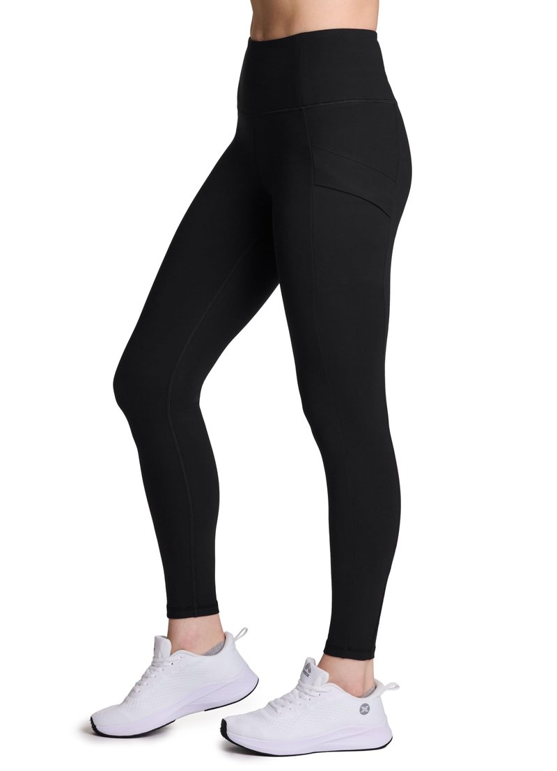 Avalanche Women's Soft Hiking Gym Full Length Legging with Pockets Envelope Black S