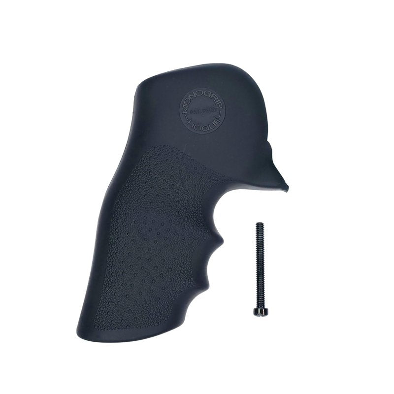 Hogue OverMolded Rubber Grip for Dan Wesson Small Frame .357 (Square Tang), Black - 57000