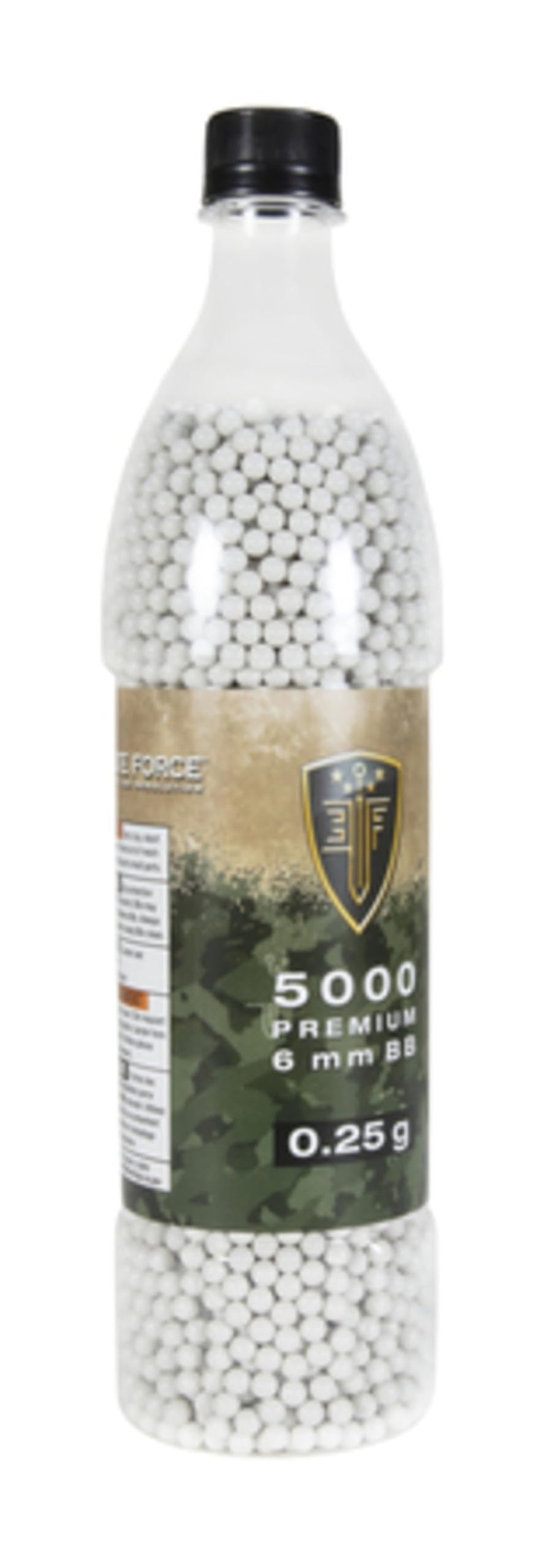 Elite Force Premium 6mm Airsoft BBs Ammo, .25 Gram, 5000 Count