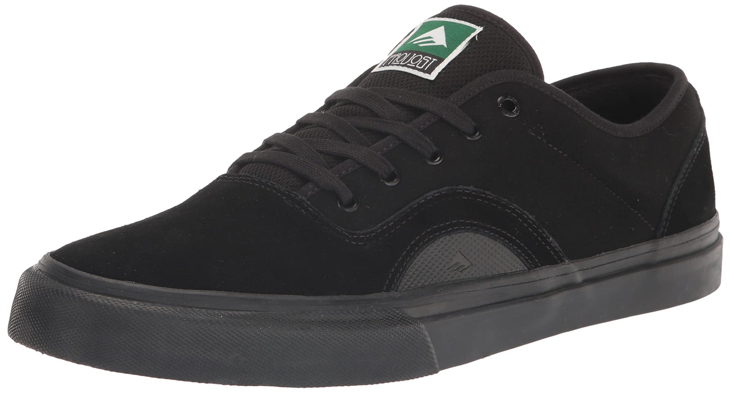 Emerica Provost G6 – Pro Skate Tech, Reinforced Build, Cushioned Feel, Everyday Wear Black/Black/Black