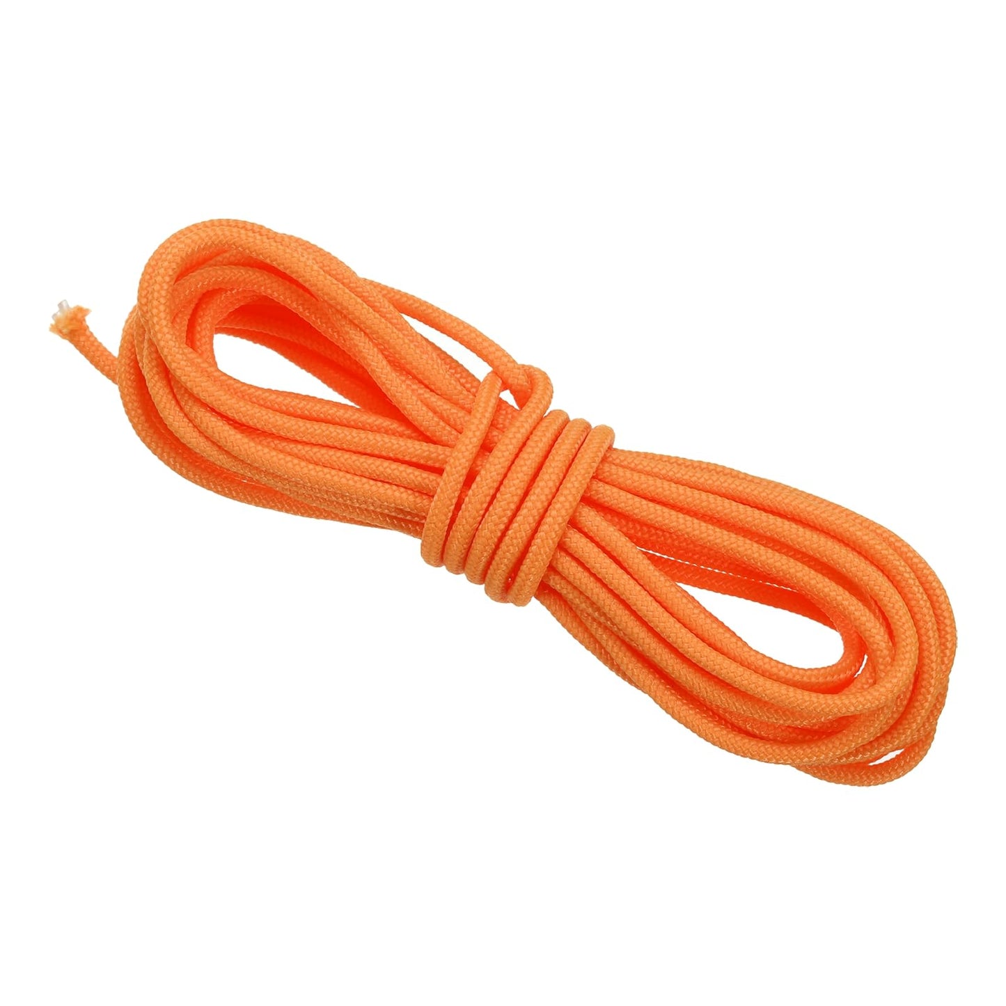 PATIKIL Archery D Loop Rope 10 FT, Bow D Loop String Release Material Nock Wire Nocking Loop Buckle Ring for Compound Bowstring, Orange