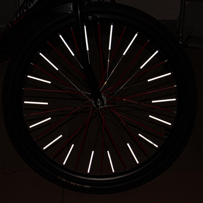 PSLER 36 PCS Spokes Reflectors - Spoke Skin Spoke Covers Trim Wrap Cover Decoration Protector Pipe Motorcycle Motocross Pit Dirt Bike