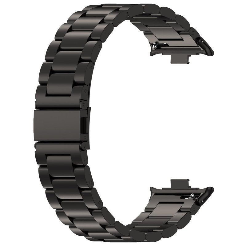 E ECSEM Bands Compatible for Xiaomi Smart Band 9 Pro Stainless Steel Metal Adjustable Sport Business Wristband Bracelet Strap for Xiaomi Band 9 Pro/ 8 Pro Fitness Tracker for Men & Women (Black)