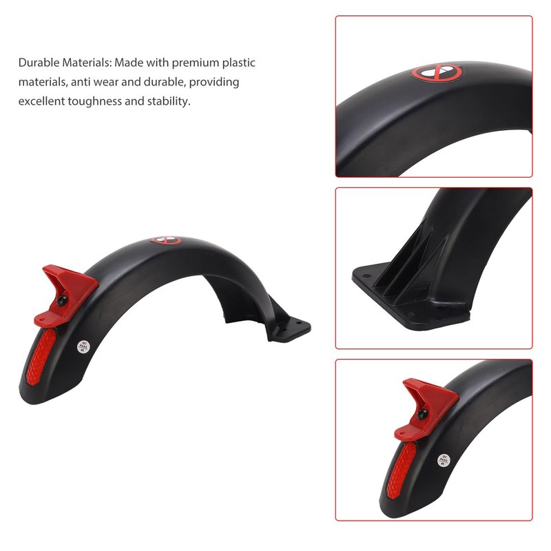 JTLB Scooter , Rear Mud Guard with Hook Reflective Strip Plastic Scooter Accessory for GXL V2 Rainy Day