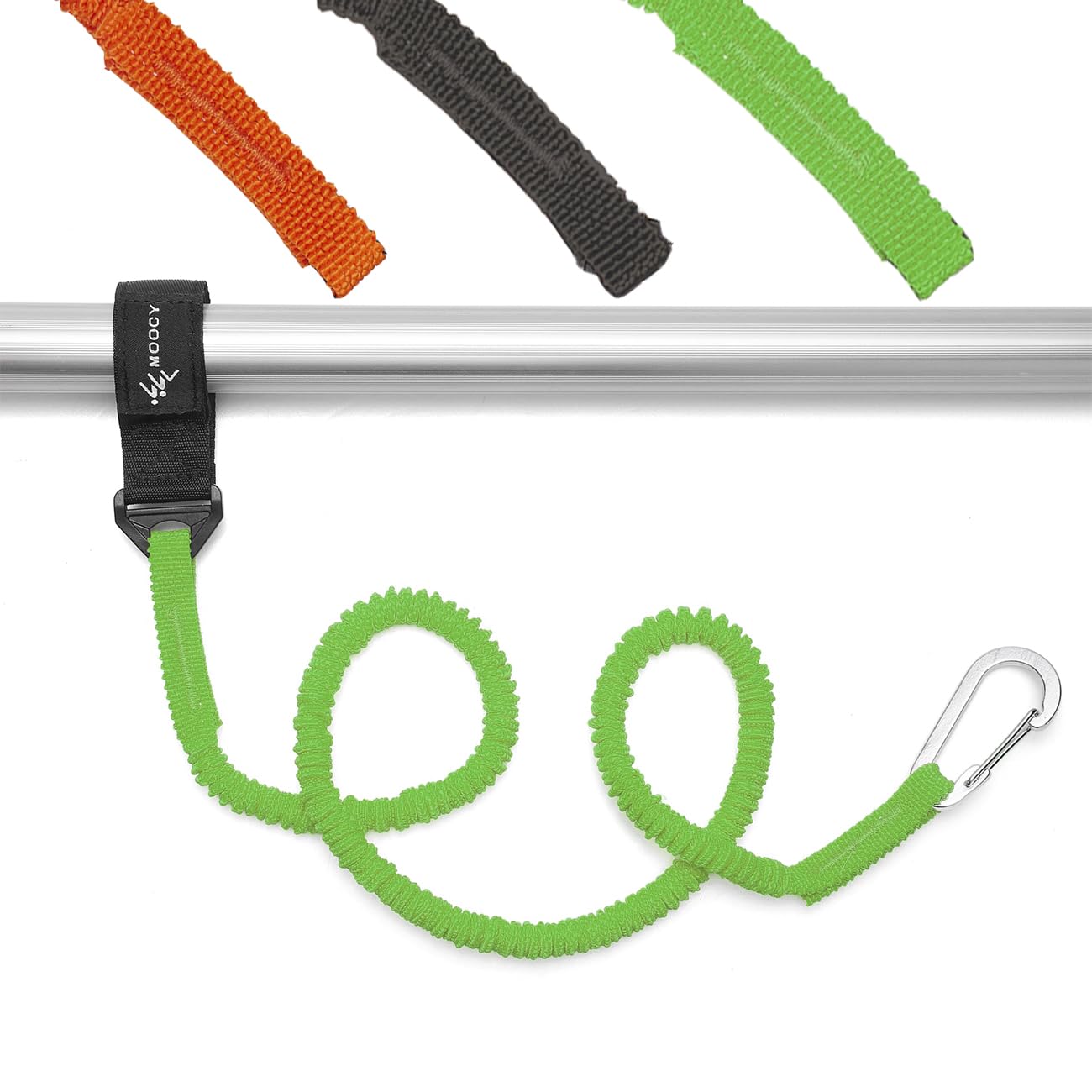 MOPHOEXII Kayak Paddle Leash Kayak Rod Leash Kayak Paddle Lanyard Stretchable Coiled Lanyard Leash Kayak Fishing Accessories for Kayak and Paddles