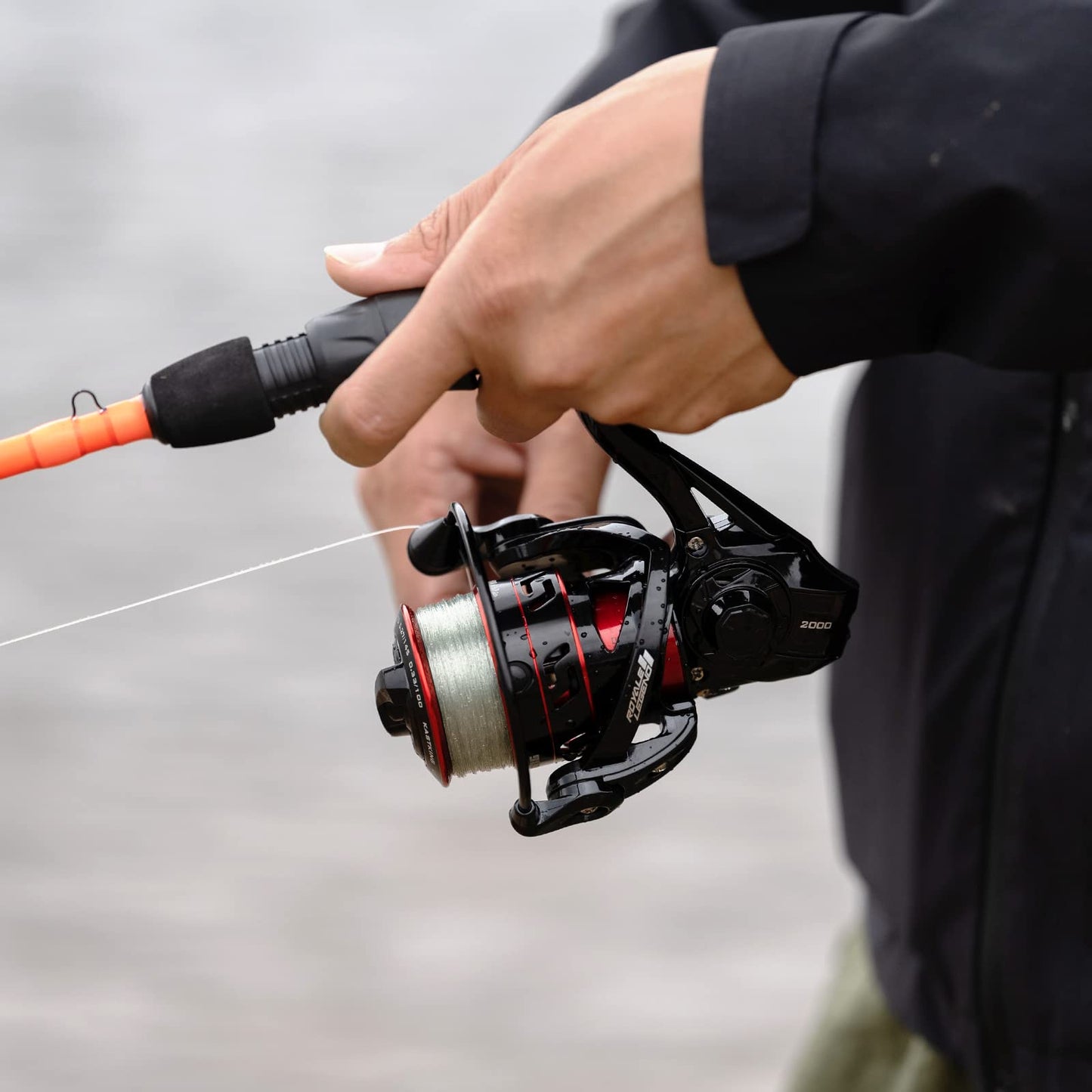 KastKing Royale Legend Fishing Reel, 20 Size, Black, 5.2:1, 5+1 BB