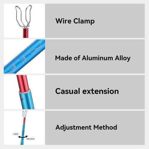 KAILAS Stick Clip Up Rock Climbing Quickdraws Carabiners Climbing Accessories Grabber Reacher Tool Lightweight Extendable