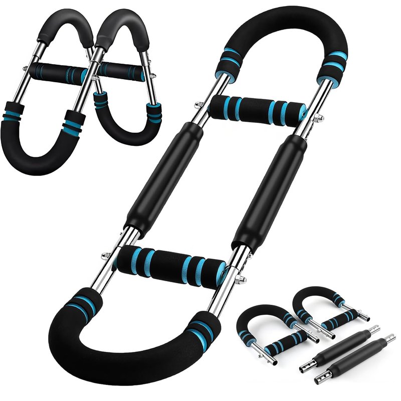 Upgraded Twister Arm Trainer – Adjustable Chest & Arm Workout Equipment for Men & Women, Full Body Strength Training Machine, Portable Spring Resistance Fitness Bar for Home Gym