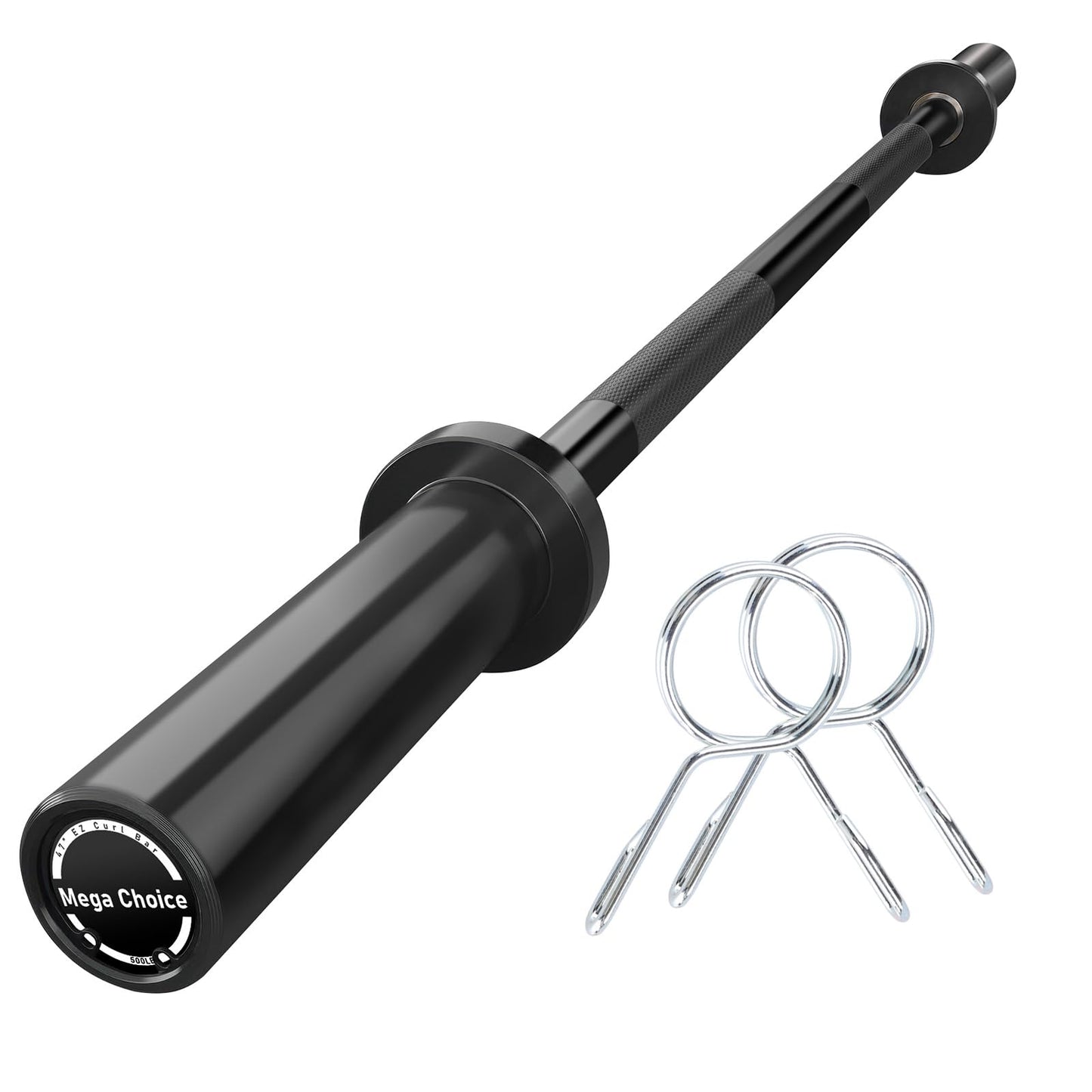 Barbell for Home Gym, 500LB to 1500LB Capacity with Copper Sleeves, for Weightlifting & Powerlifting (Multiple Sizes: 4FT Short b-Ar, 47" EZ Curl b-Ar, 7FT Power b-Ar)