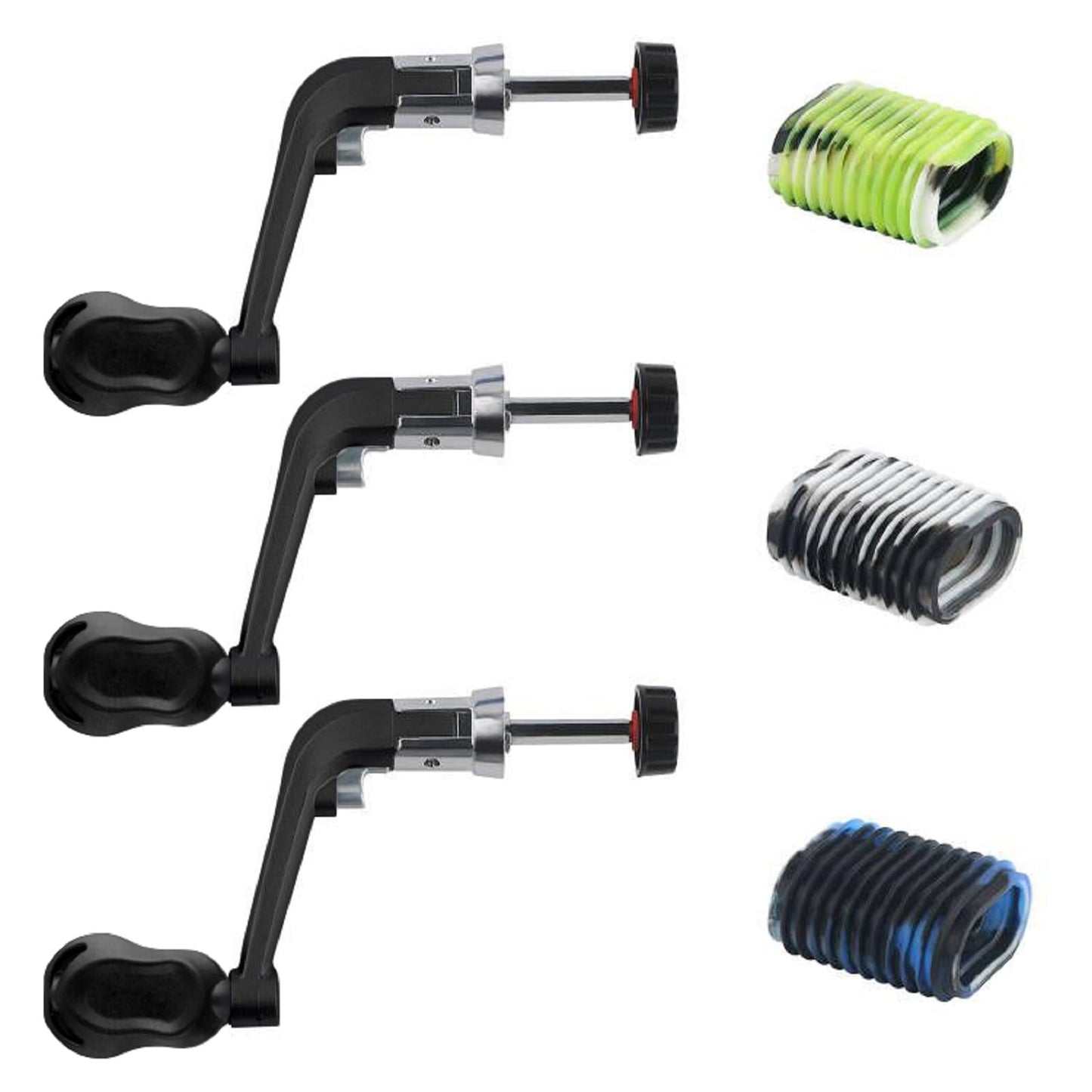 Fishing Reel Replacement Handle with Anti-Slip Knob Covers