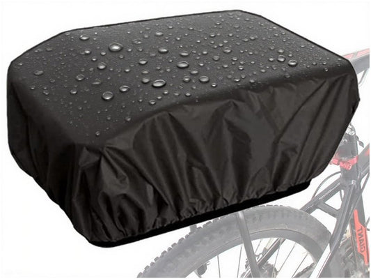 VAOLOAV Bicycle Rear Rack Rain Cover Bike Trunk Rain Cover 35L Black