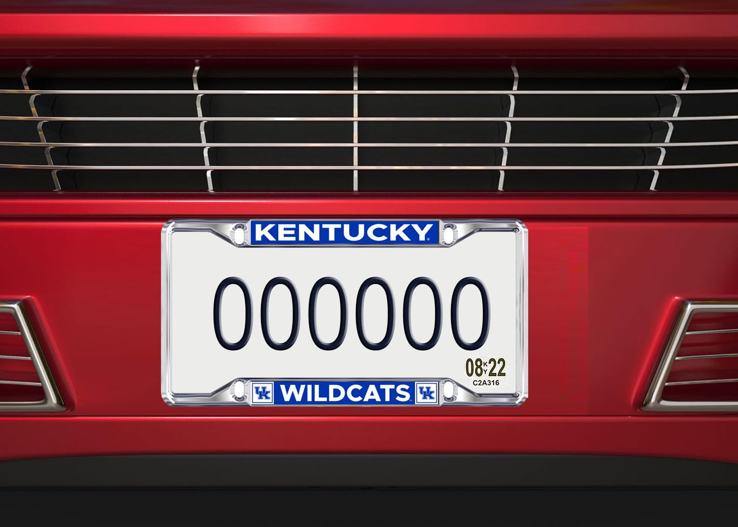 Decorvo Kentucky License Plate Frame - University of Kentucky Wildcats Car Truck Accessory