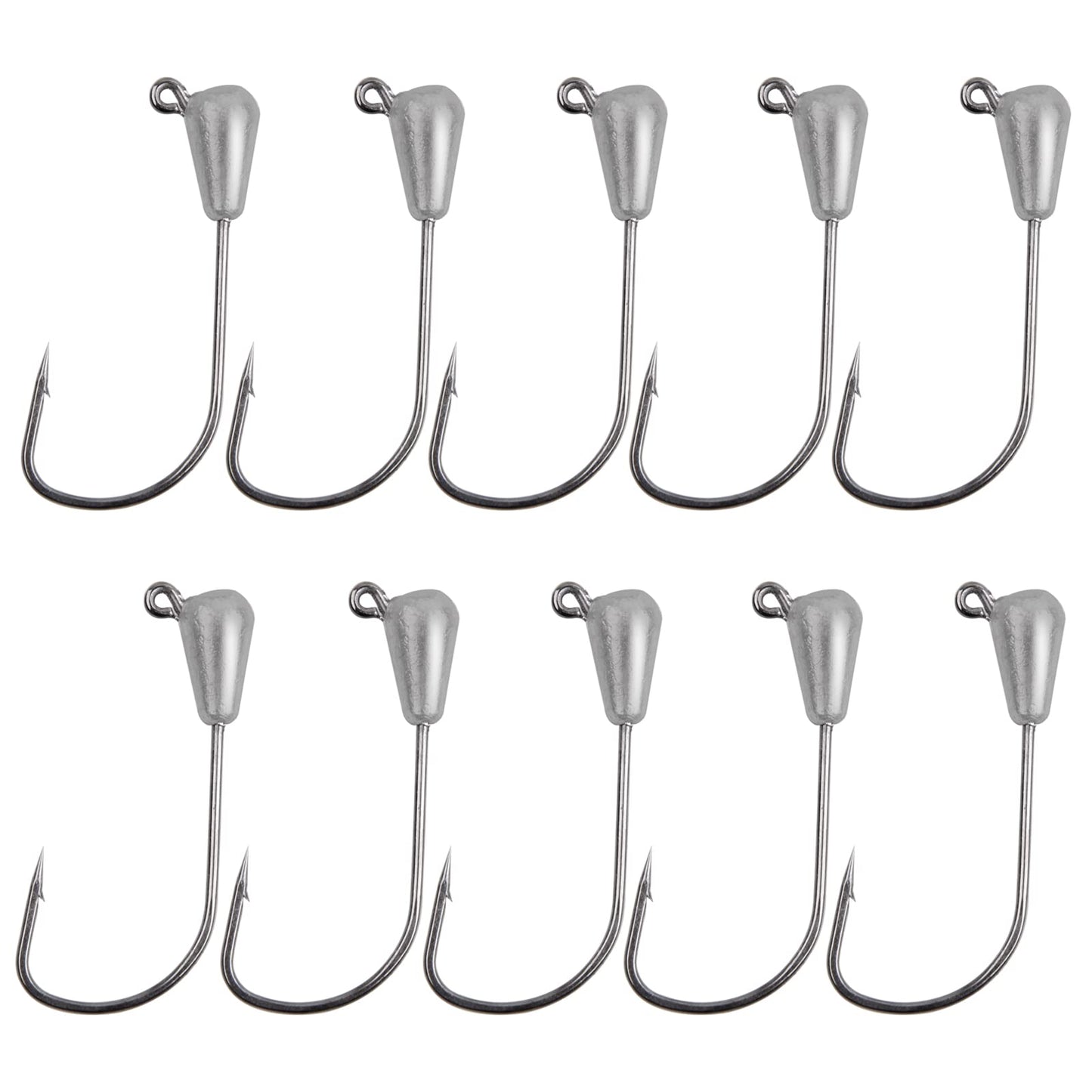 Tube Jig Heads for Bass Fishing, Tube Bait Worm Hooks Swimbait Jig Head Hooks for Freshwater Saltwater Fishing 1/8oz 1/4oz 3/8oz