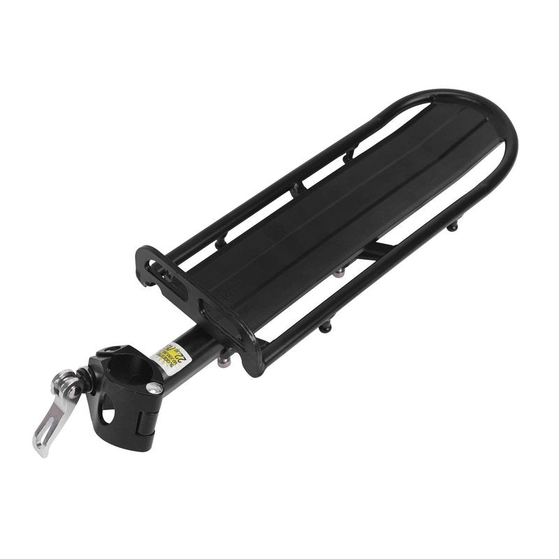 Adjustable Aluminum Alloy Retractable Bike Cargo Pannier Rack - Quick Release Mountain & Road Bike Carrier - 22 lbs Universal Rear Seat Post Rack