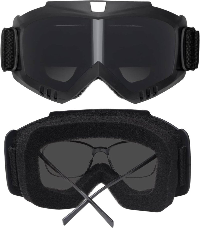 Airsoft Helmet and Full Face Mask, PJ Fast Helmet, Removable Anti-Fog Goggles, Suitable for Paintball, Role-Playing, CS Games