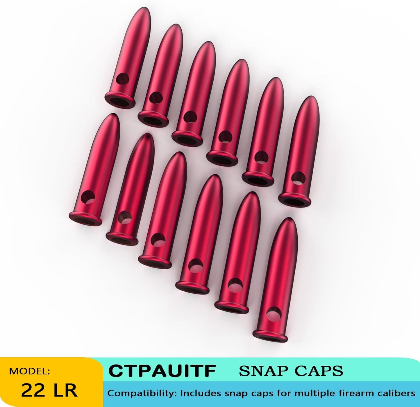 Snap Caps for 22LR | Realistic Dummy Rounds for Safe Training & Practice