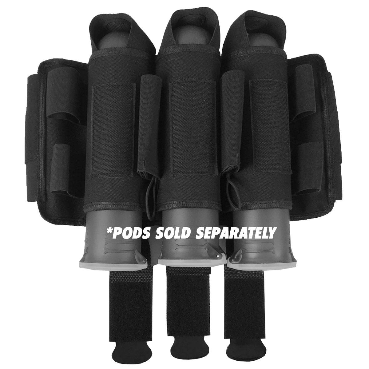 Maddog Pro 3+2 Paintball Harness Pod Pack | Pod Ejection | Adjustable Elastic Velcro Belt