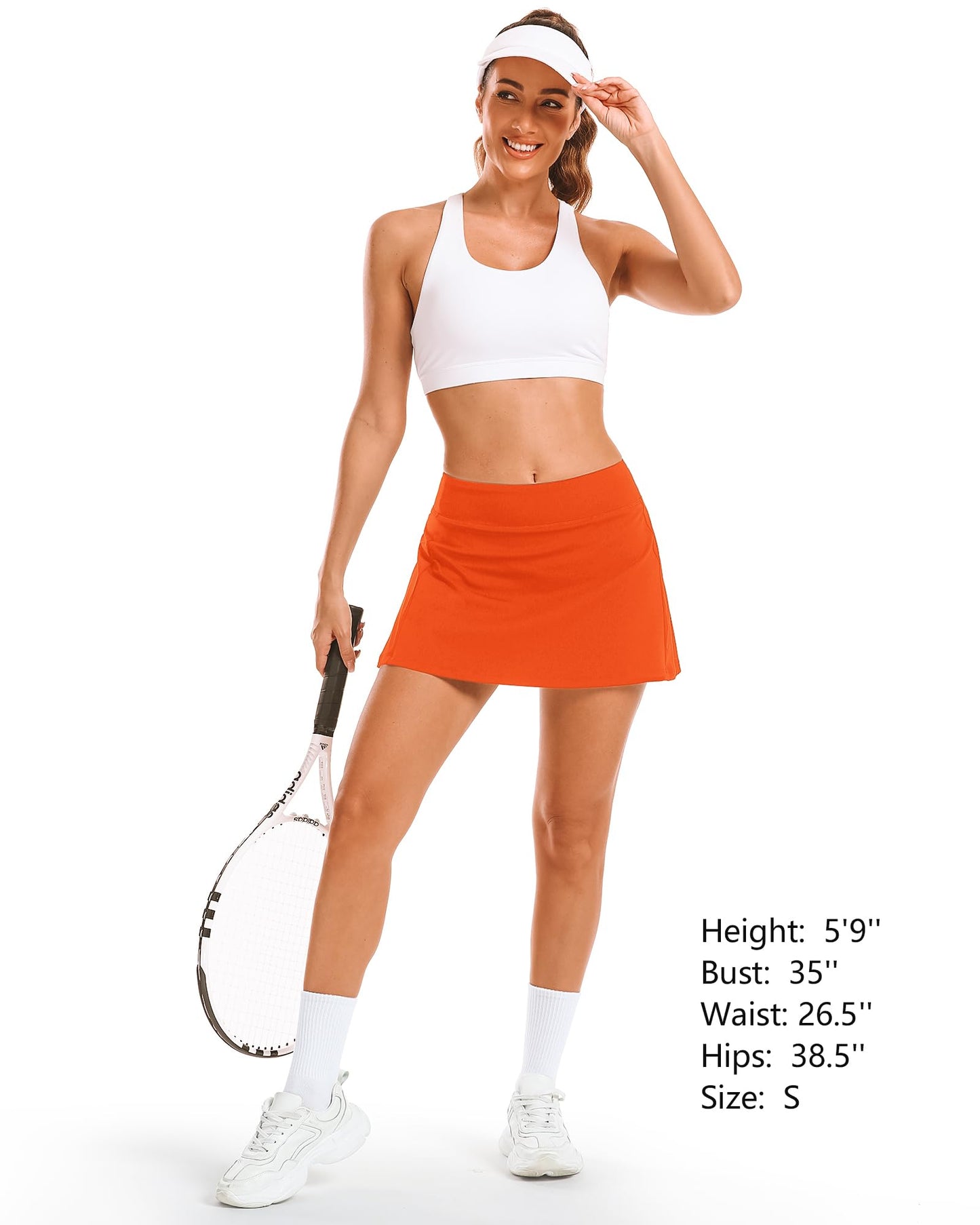 Stelle Women's Tennis Golf Skirts High Waisted Athletic Skorts with Pockets