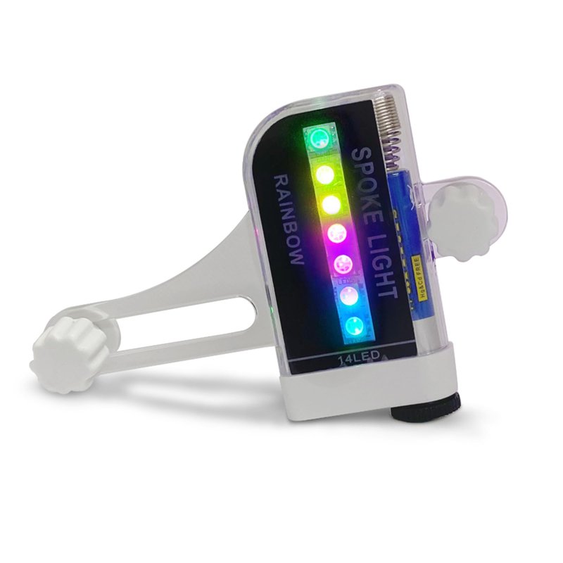 LuminKing Bicycle LED Spoke Light - 30 Colour Patterns, Automatic Pattern Switching, Easy Wheel Mount