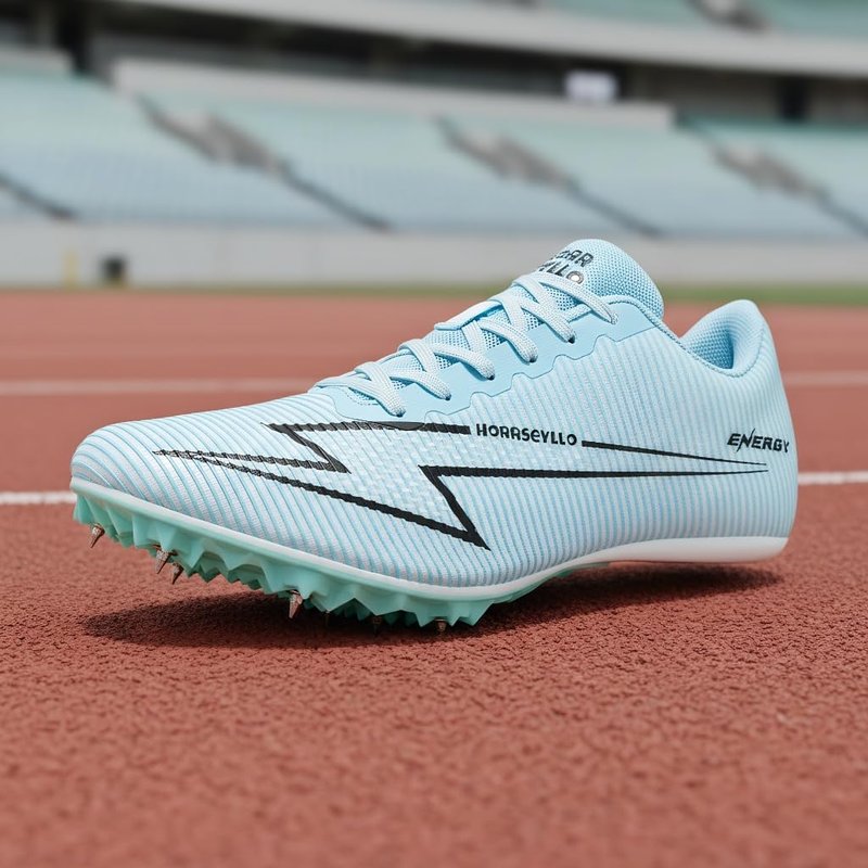 HORRSEYLLO Men's Track and Field Shoes Women's Lightweight Metal Spikes for Athletics Sprint and Jump