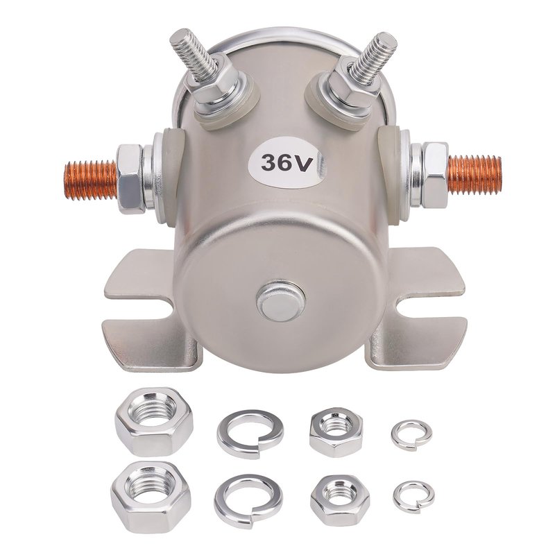 AHL 36V Continuous Duty Solenoid Relay for Ezgo TXT Series,1980-2010 Electric Golf Cart,Prestolite 15-242 15-243 15-334 SAS-4301 SAS-4302 SAS-5303A 50-51184 3016 11761-G1 27855-G01 31680-G1