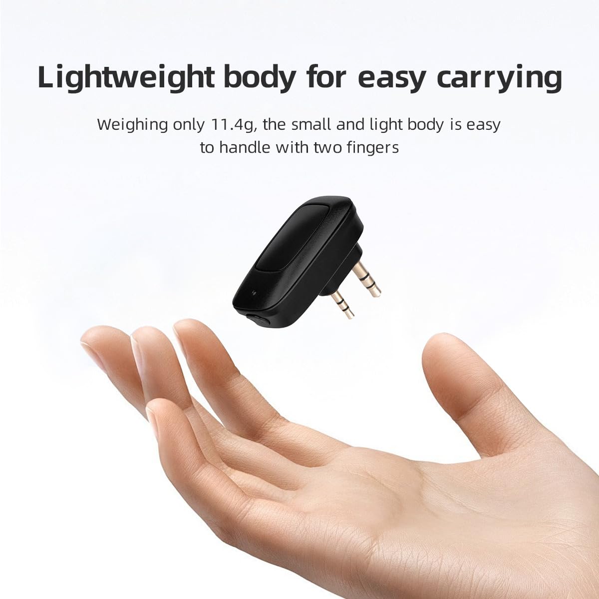 Baofeng Wireless Programming Cable Alternative, BT-1AD Bluetooth Adapter for UV-5R BF-888S UV-82 GT-3, Two Way Radio Programmer via iOS & Android App, No PC Driver Needed (K-Plug)