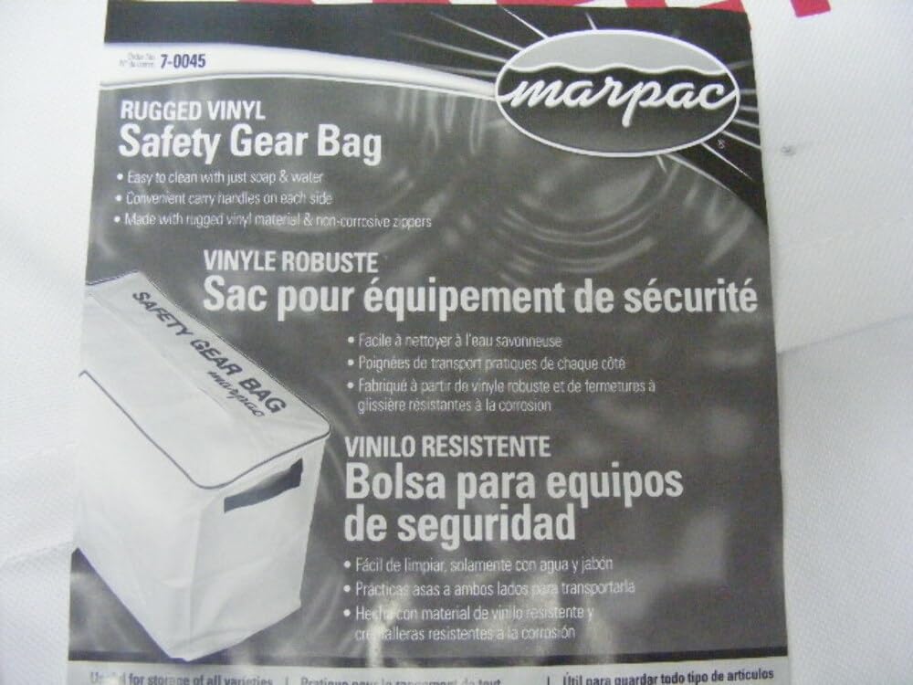 Boat Safety Gear Bag - Waterproof Storage for Life Jackets & Safety Equipment