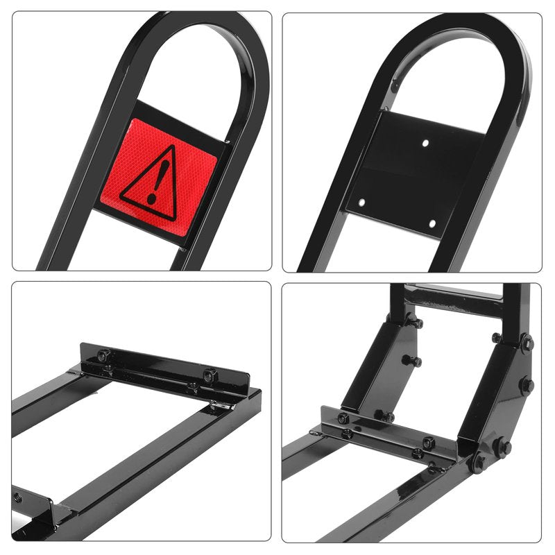Roykaw Golf Cart No-Drilling Rear Seat Safety Grab Bar Compatible with EZGO, Club Car, Yamaha Gas & Electric Vehicles, Golf Handrail Bar for Rear Seat Passenger, Detachable & Easy to Install