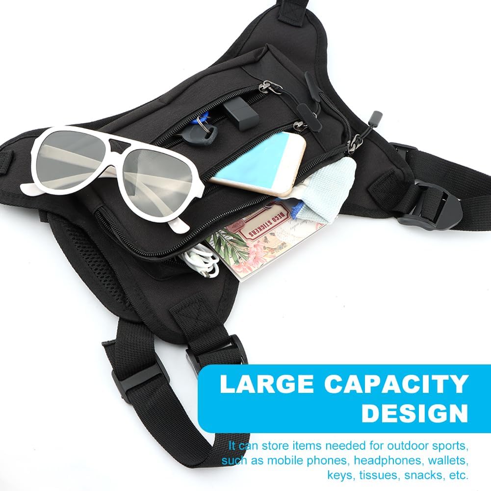 Sports Chest Bag - Adjustable Running Vest for Men & Women | Ideal for Hiking, Cycling, Workouts & Rock Climbing