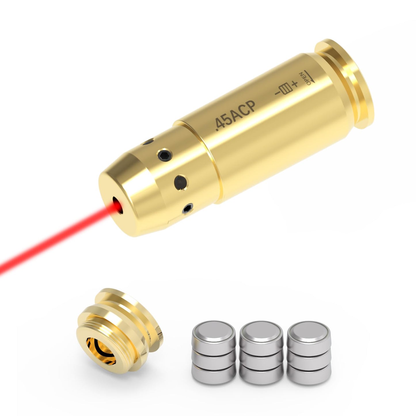 ARKSight 45 ACP Dry Fire Training Cartridge Integrated Snap Cap for Dry Fire Trainer with Double O-Ring