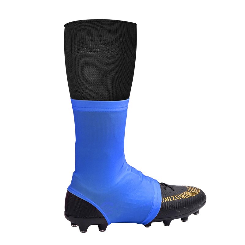 Spats Football Cleat Covers - Keeps Dirt/Turf Debri Out - Cleat Sleeves for Soccer, Lacrosse - Youth & Adult (Black, Medium)