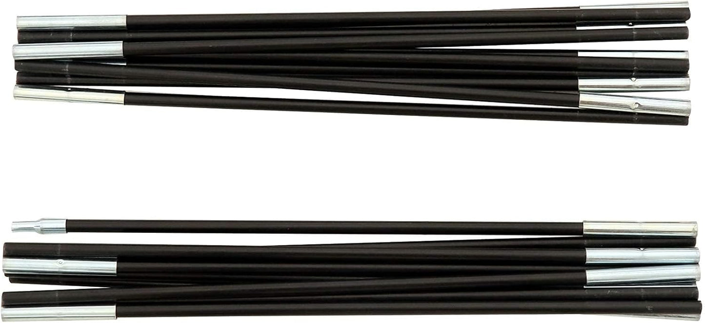 Beach Tent Poles for 3-8 Person Tents - Durable Replacement Poles for Outdoor Use