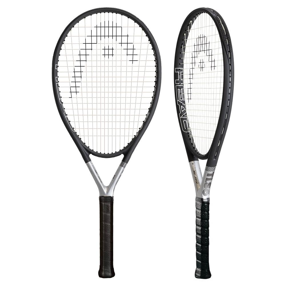 HEAD Ti S6 Tennis Racket - Pre-Strung Head Heavy Balance 27.75 Inch Adult Racquet - 4 1/4 in Grip
