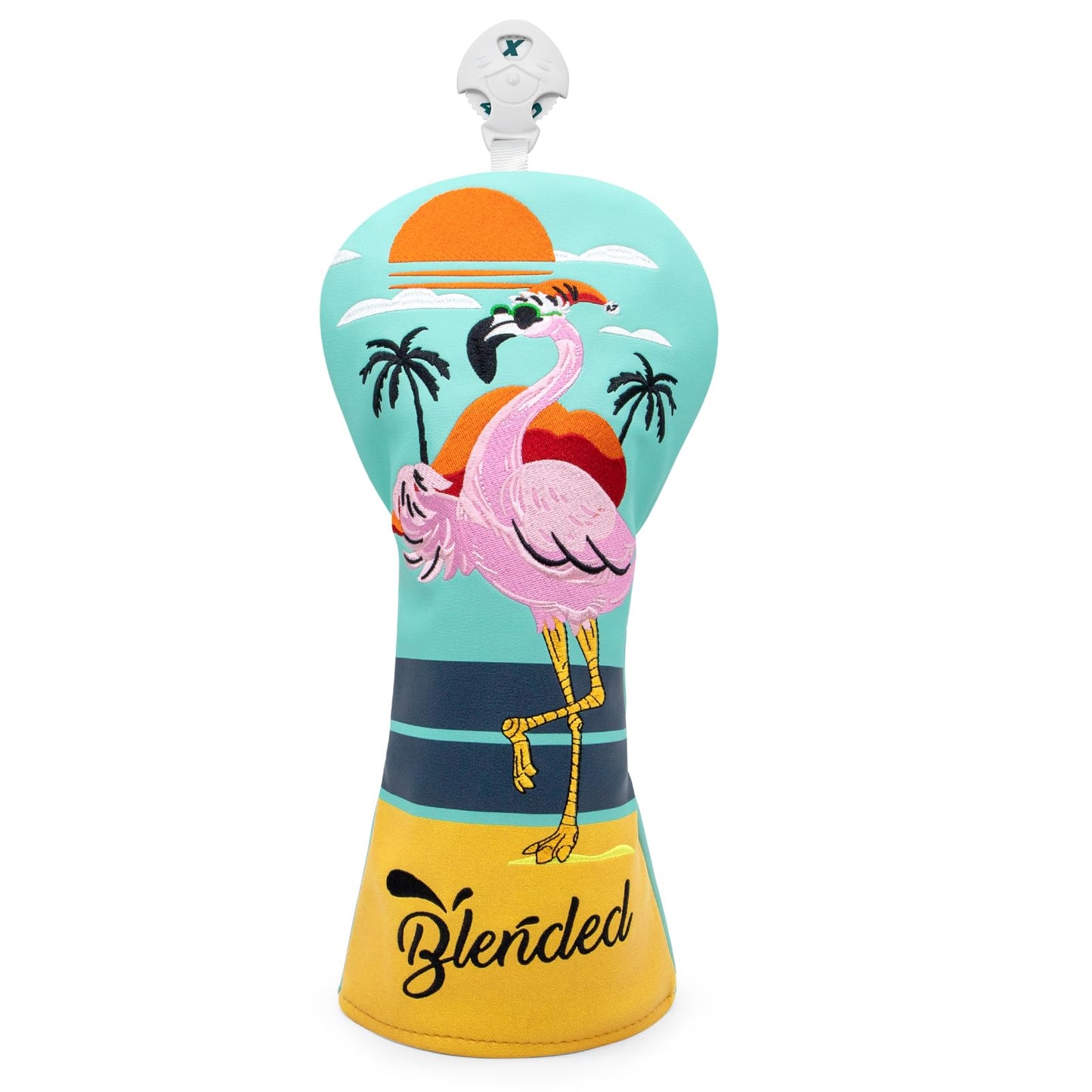 BAIRBRE Golf Club Covers Flamingos Driver Cover Fariway Wood Headcover Hybrid Head Cover Leather Golf Headcover Fit All Brand(for Fariway Wood)