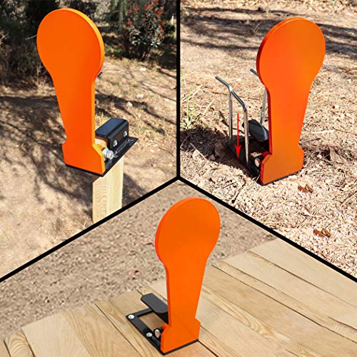 Highwild 3/8" AR500 12" Classic Popper Steel Shooting Target - Auto Reset