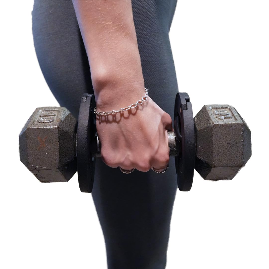 July Body 1.25 Pound Weight Clips – Adds 2.5 Total Pounds - For Dumbbells, Kettlebells, and Barbells - 1.25 Weight - Dumbbell Add Weight - Dumbbell Weight Clips - Weight Clip - Fractional Weight Plates (4 Clip Pack)