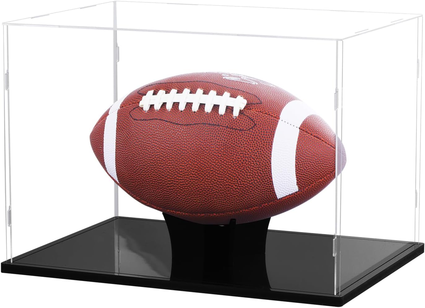 Football Display Case - Full Size Acrylic UV Protected Box for Autographed Memorabilia | Perfect for Collectors