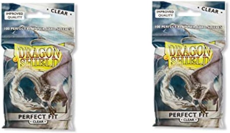 Dragon Shield Card Sleeves - Clear Inner Sleeves for Standard Size Cards | 100 Count Pack