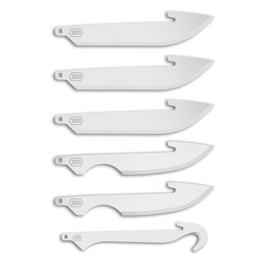 OUTDOOR EDGE 3.0" RazorSafe Replacement Combo Blade Pack, 6-Pieces