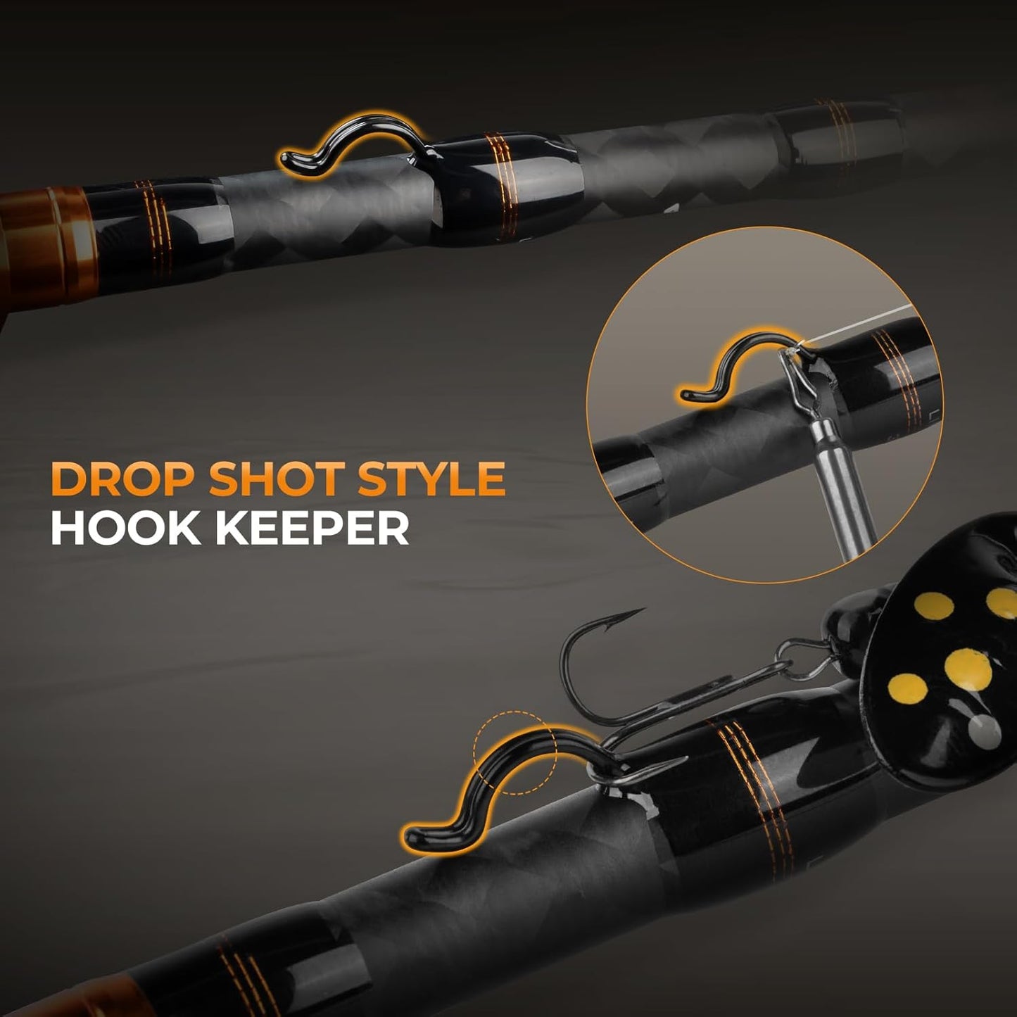 KastKing Zephyr Finesse Fishing Rods - Ultra-Light IM6 Graphite Twin-Tip Design | 2pc & 3pc Travel Options