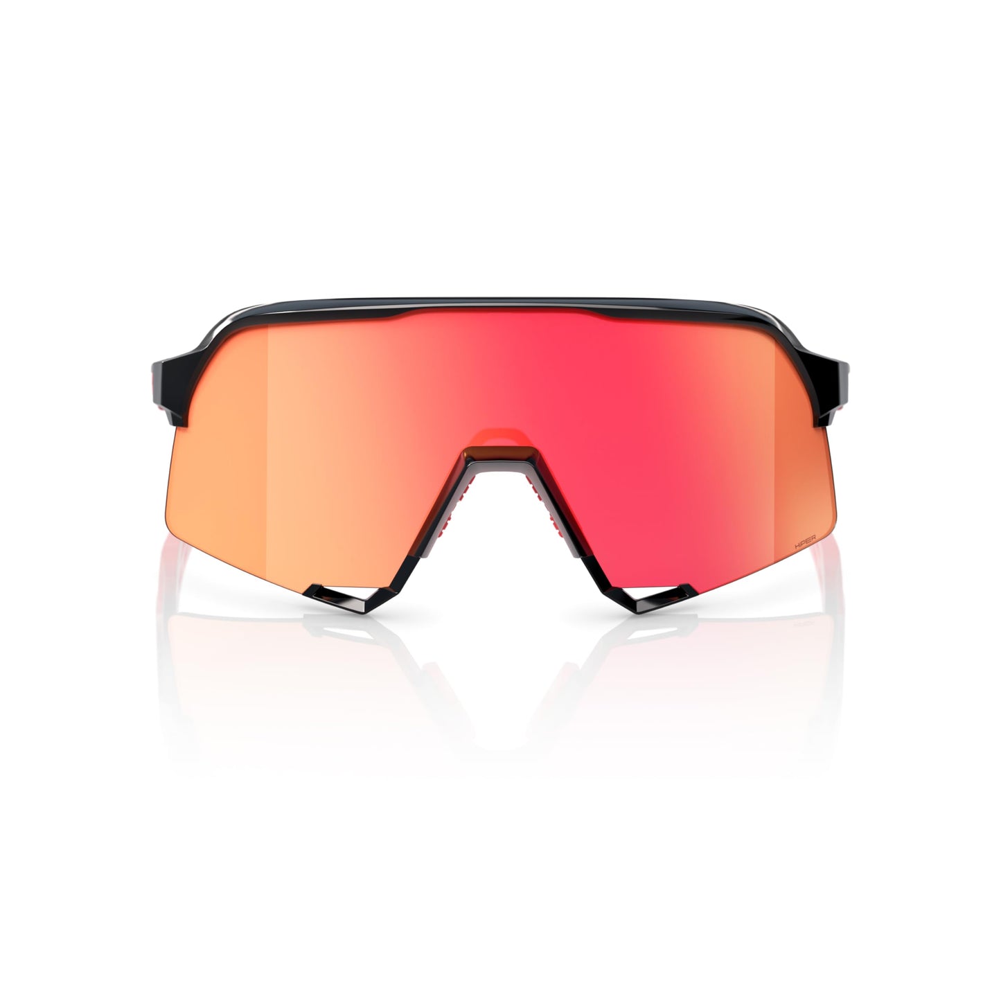 100% S3 - Sports Sunglasses for Women & Men - Impact Resistant Cycling and Riding Sunglasses - Biking Sunglasses UV Support - Elly 24 LE, HiPER Red Mirror Lens